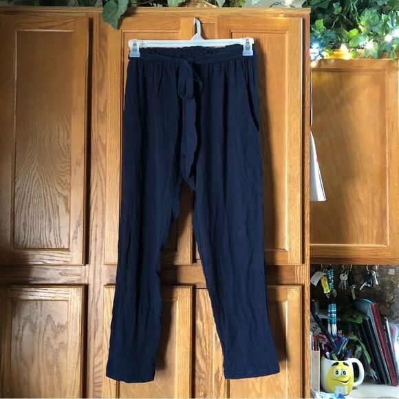 Eberjey Navy Blue Summer of Love Hudson Pants - S - Picture 1 of 13
